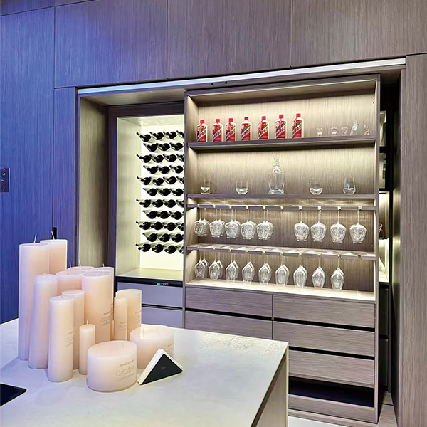 Movable Wine Cabinet